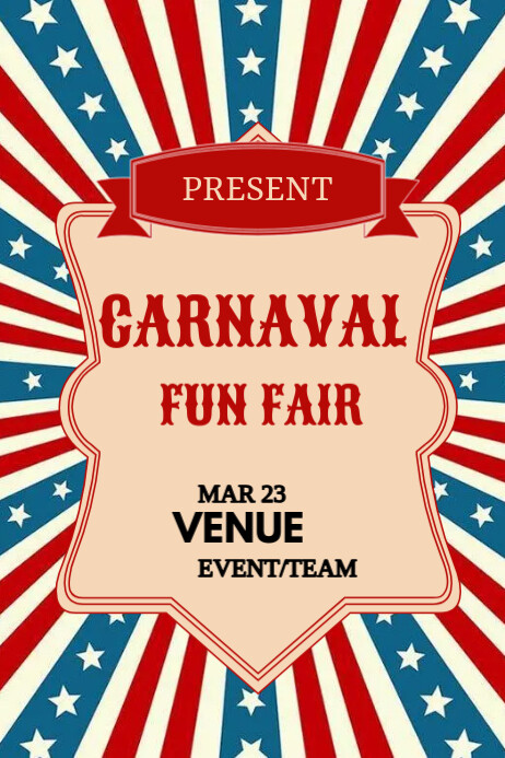 CARNAVAL Template PosterMyWall