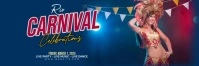 Carnaval festal Twitter Banner template