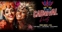 Carnaval festal Facebook-Veranstaltungscover template