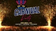 Carnaval festal YouTube-thumbnail template