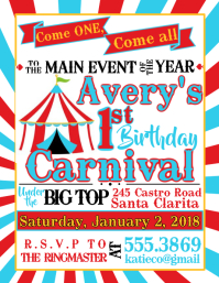 190 Circus Customizable Design Templates Postermywall