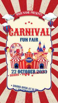 Carnival Circus Display template