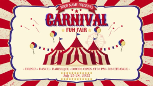 Carnival Circus Display template