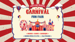 Carnival Circus Display template