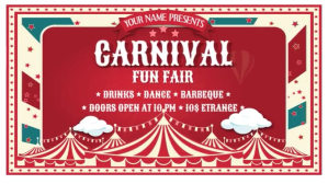 Carnival Circus Display template