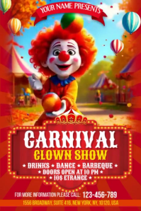 Carnival Plakat template