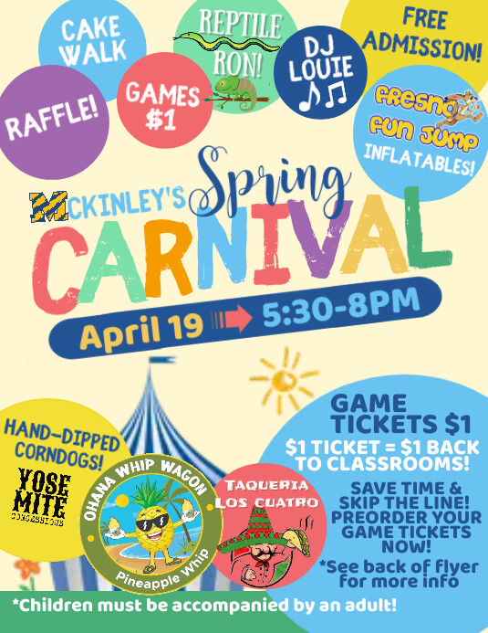 Fair Rides Flyer Carnival Flyer Template