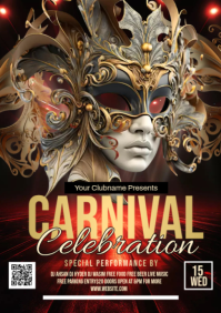 Carnival flyer A2 template