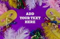 Carnival flyer template design Tatak