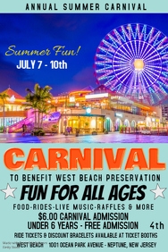 customizable design templates for carnival poster postermywall carnival poster template
