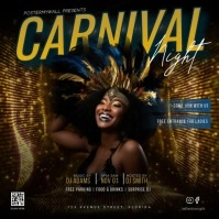 Carnival night ad template for Instagram