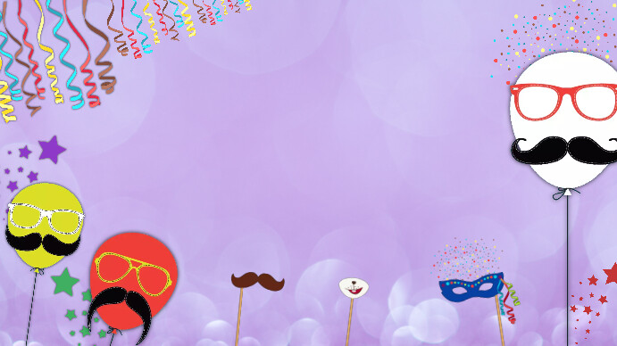 Carnival Party Background Présentation (16:9) template