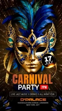 Carnival Party Instagram Story template