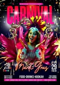 CARNIVAL PARTY A1 template