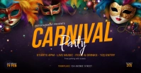 Carnival Party event promo template Facebook Shared Image