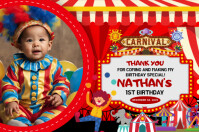 Carnival Theme Ref Magnet Layout Poster template