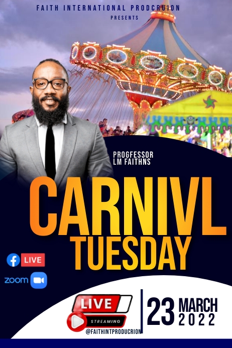 Copy of carnival tuesday | PosterMyWall
