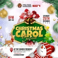 carol service Message Instagram template