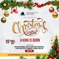 carol service โพสต์บน Instagram template