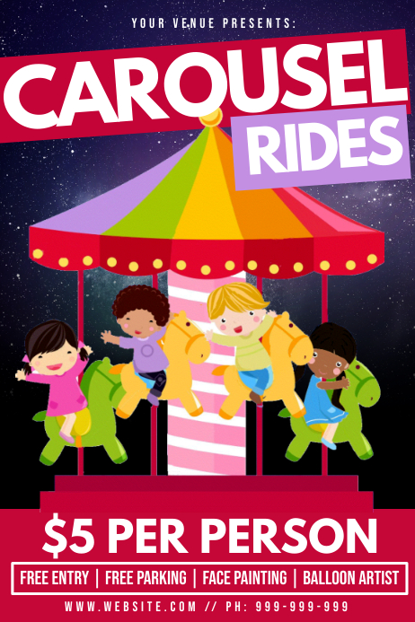Copy of Carousel Rides Poster | PosterMyWall