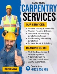 Carpentry Services Flyer (US Letter) template