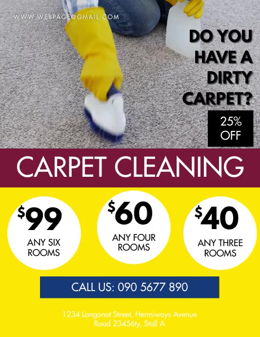 CARPET CLEANING FLYER Template PosterMyWall