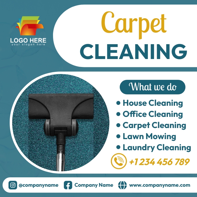 Clean Rug Sign carpet cleaning service Template | PosterMyWall