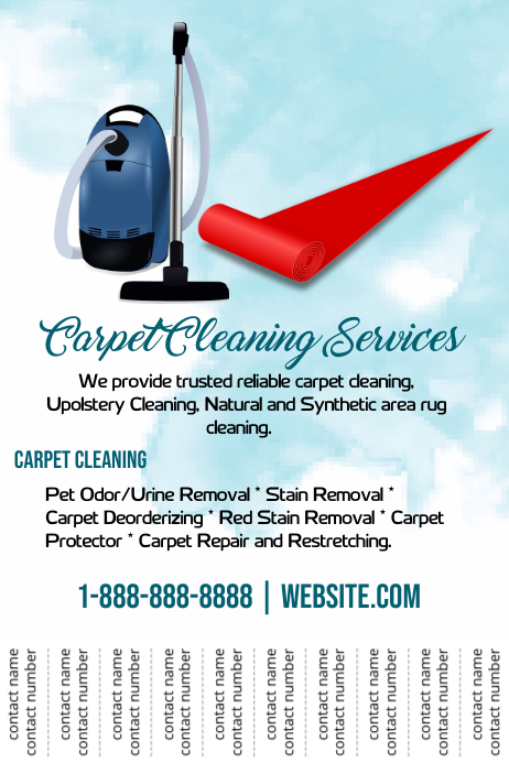 Carpet Cleaning Service Template Postermywall