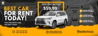 Cars For Rent Cover na Larawan ng Facebook template
