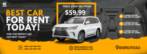 Cars For Rent Facebook-coverfoto template