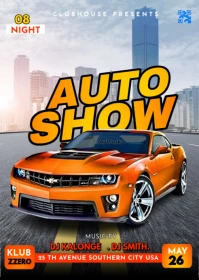 cars show A6 template
