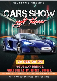 cars show A6 template