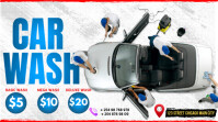 cars wash flyers Display digitale (16:9) template
