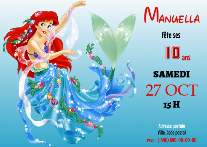 Invitation Ariel Template Postermywall Invitation Ariel Template Postermywall