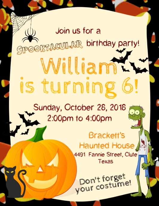 Modele Dessin Anime Halloween Anniversaire Invitation Flyer Video Postermywall Modele Dessin Anime Halloween Anniversaire Invitation Flyer Video Postermywall