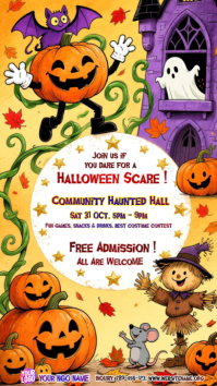 Naranja Halloween Event Instagram Story Template