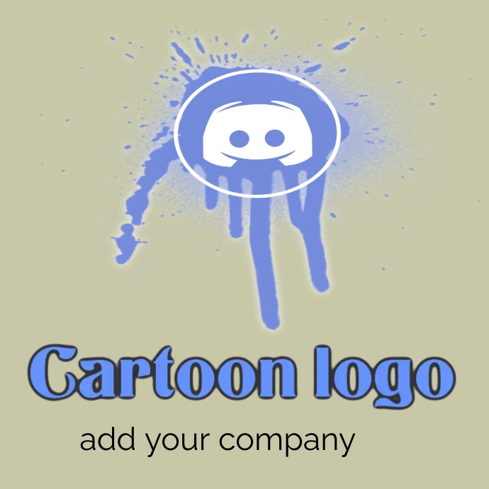 Cartoon logo design template | PosterMyWall