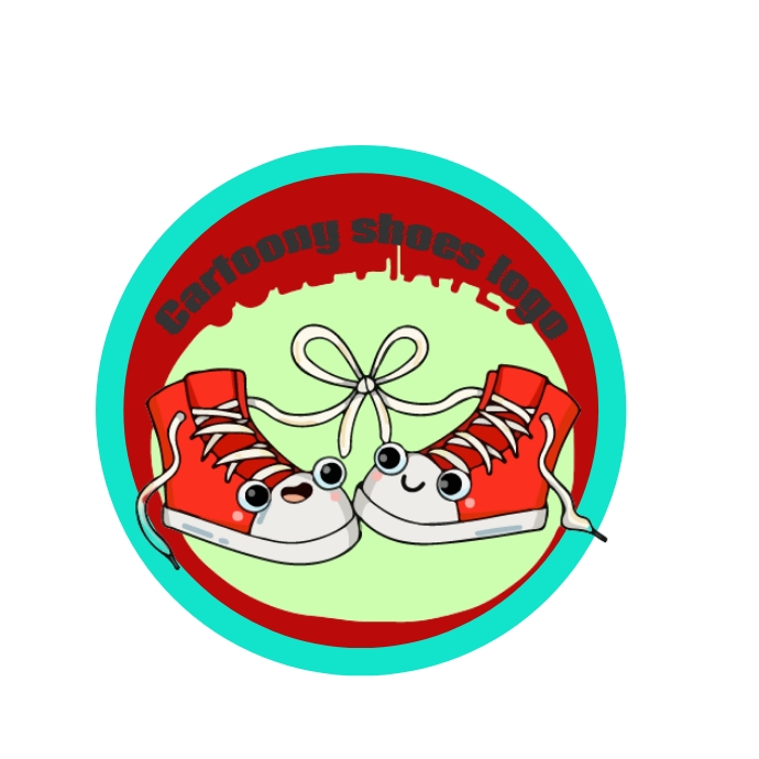 cartoon shoes logo Template PosterMyWall