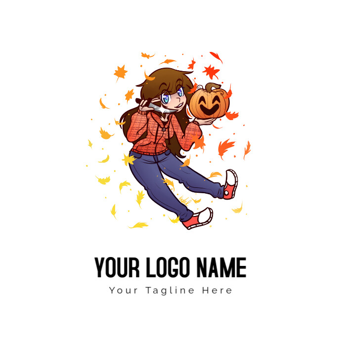 Carving Pumpkins Jack-o'-lantern Vertebrate Logo template