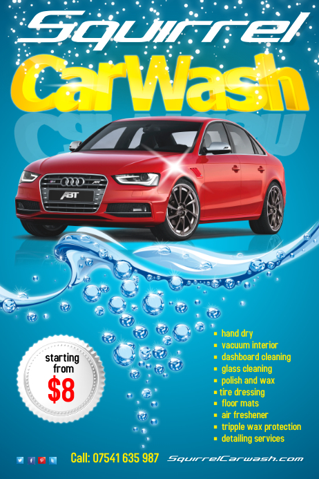 CarWash Flyer Template | PosterMyWall