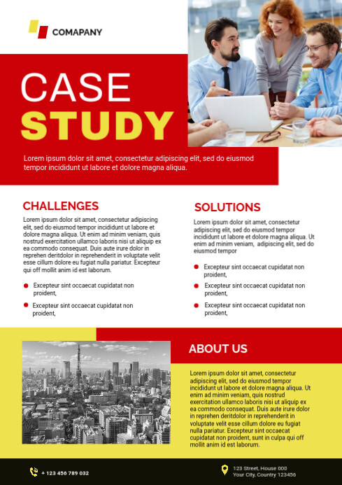 Copy of Case Study Design | PosterMyWall