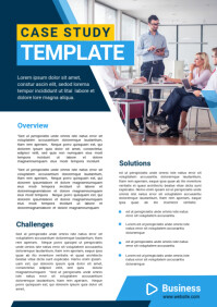 A4 Case Study Example Case Study Presentation A4 Template | PosterMyWall