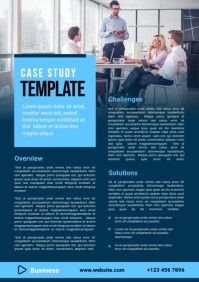 A4 Case Study Example Case Study Presentation A4 Template | PosterMyWall