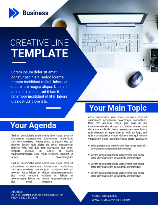 Case Study Template Flyer (US Letter)
