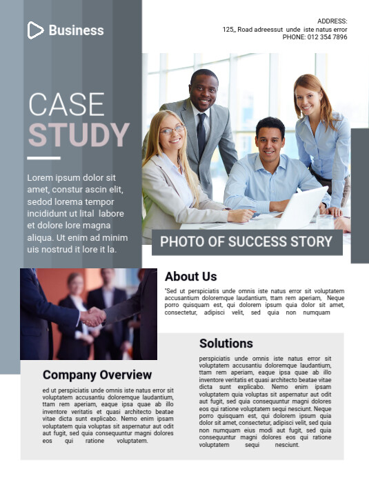 Case Study Eposters Case Study Template | PosterMyWall