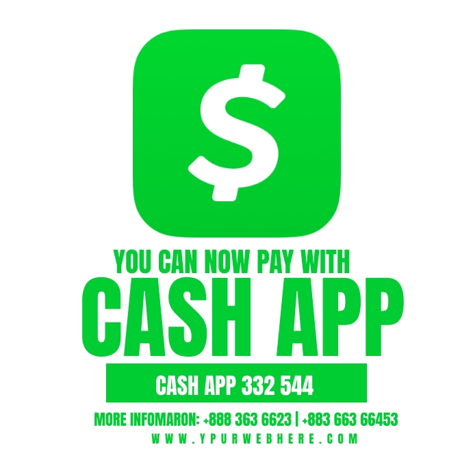 cash app Template PosterMyWall
