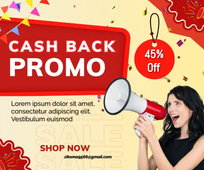 cash back promo Template | PosterMyWall