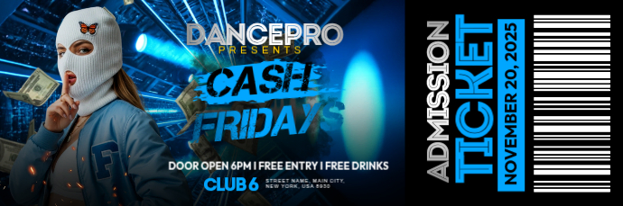Dance Club Event Email Header Template | PosterMyWall