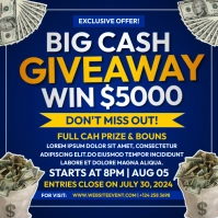 cash giveaway Square (1:1) template