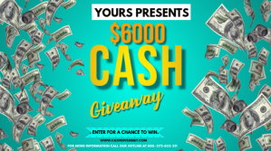 Cash giveaway Ekran reklamowy (16:9) template